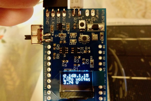 Solar-powered RTL8710 prototyping system version 2
