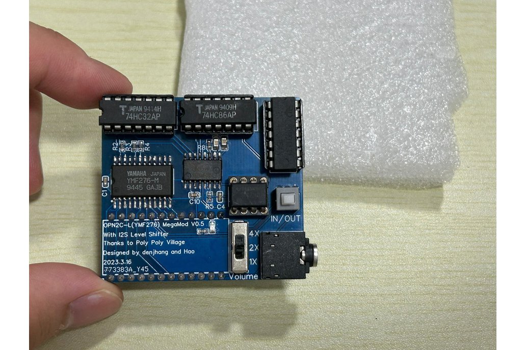 YMF276 MegaMod - OPN2 with external 16-bit DAC 1