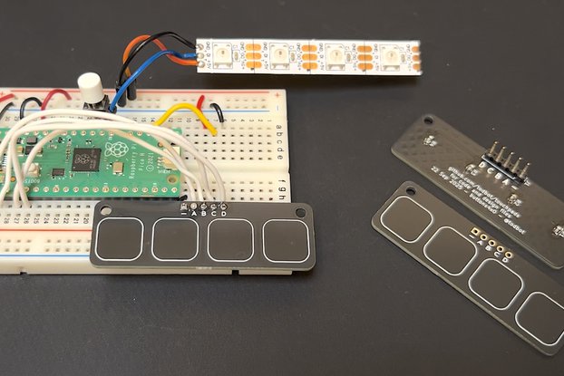 buttons4x0 - four touch buttons