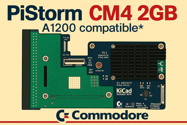 PiStorm 32 Amiga 1200 Accelerator CM4 2gb + 128gb