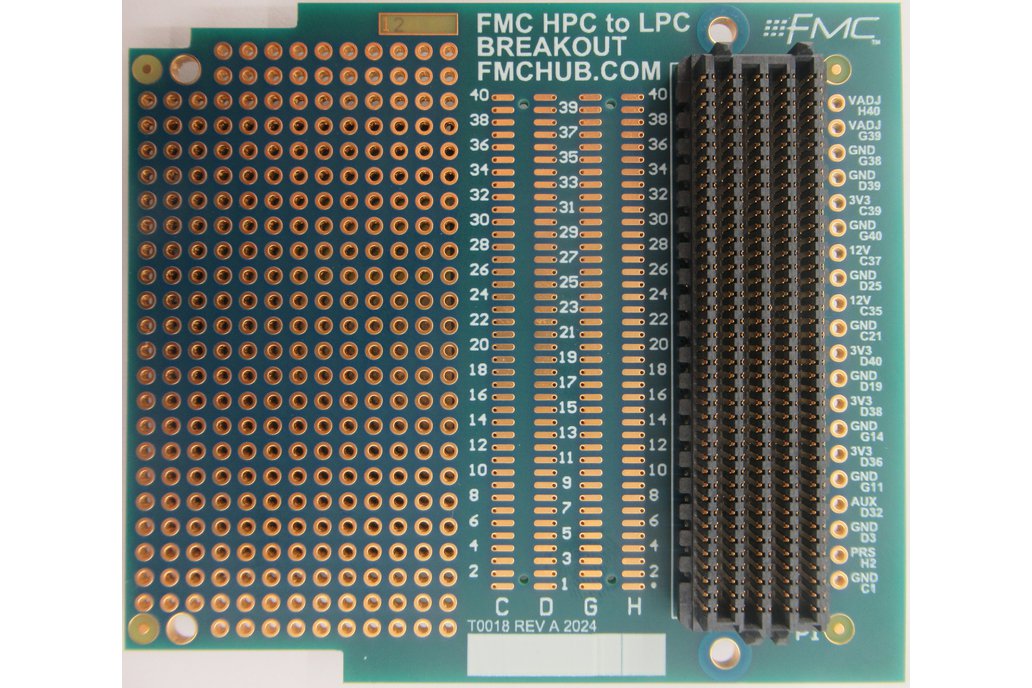 FPGA Mezzanine Card (FMC) HPC to LPC Breakout boar 1