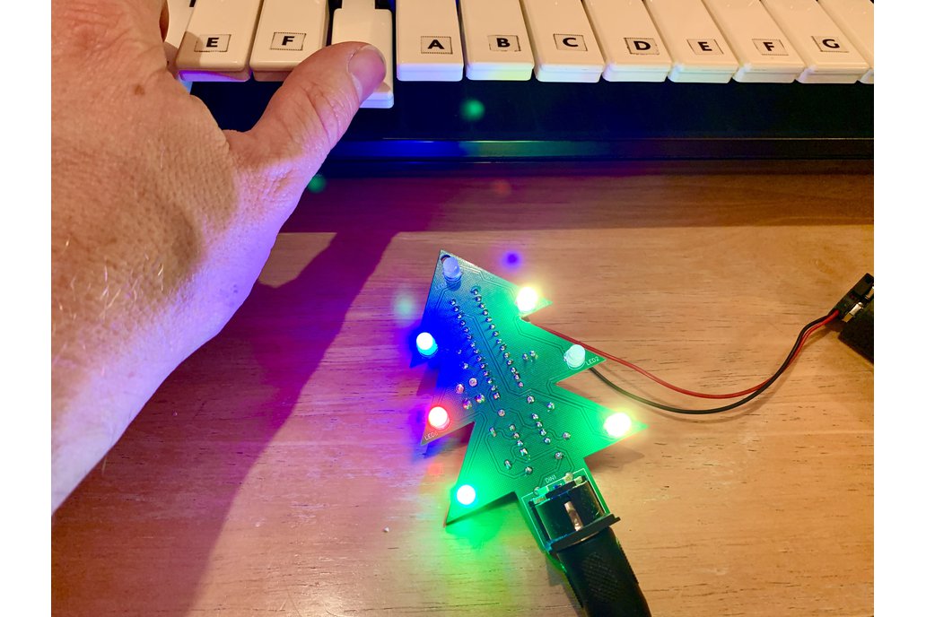 MIDI Christmas Tree RGB Lights Kit 1