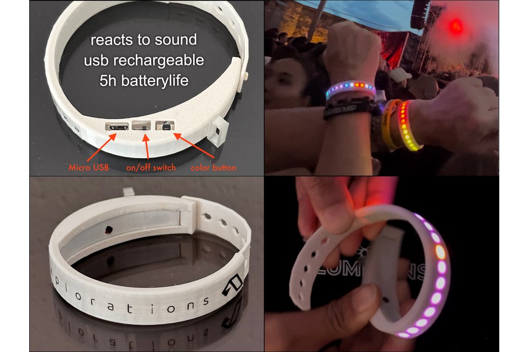 Anjuna Explorations unique LED wristband/bracelet 1