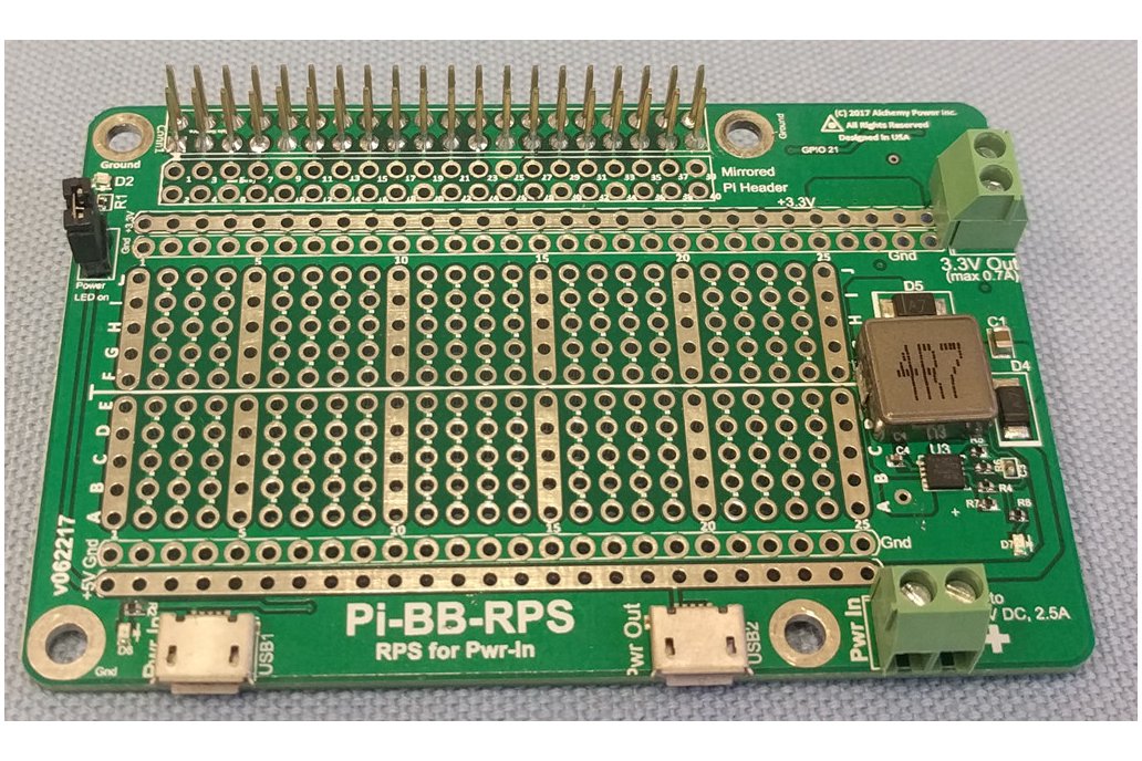 Pi-BB-RPS: DC-DC converter, RPS and more for Pi 1