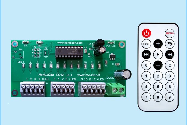 12 Channel LED Sequencer - HomLiCon LC12R