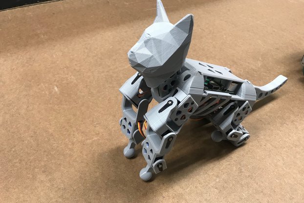 SmallKat: An dynamics oriented robot cat (Kit)