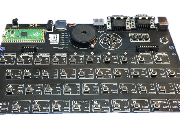 PICOZX motherboard for ZX Spectrum original case