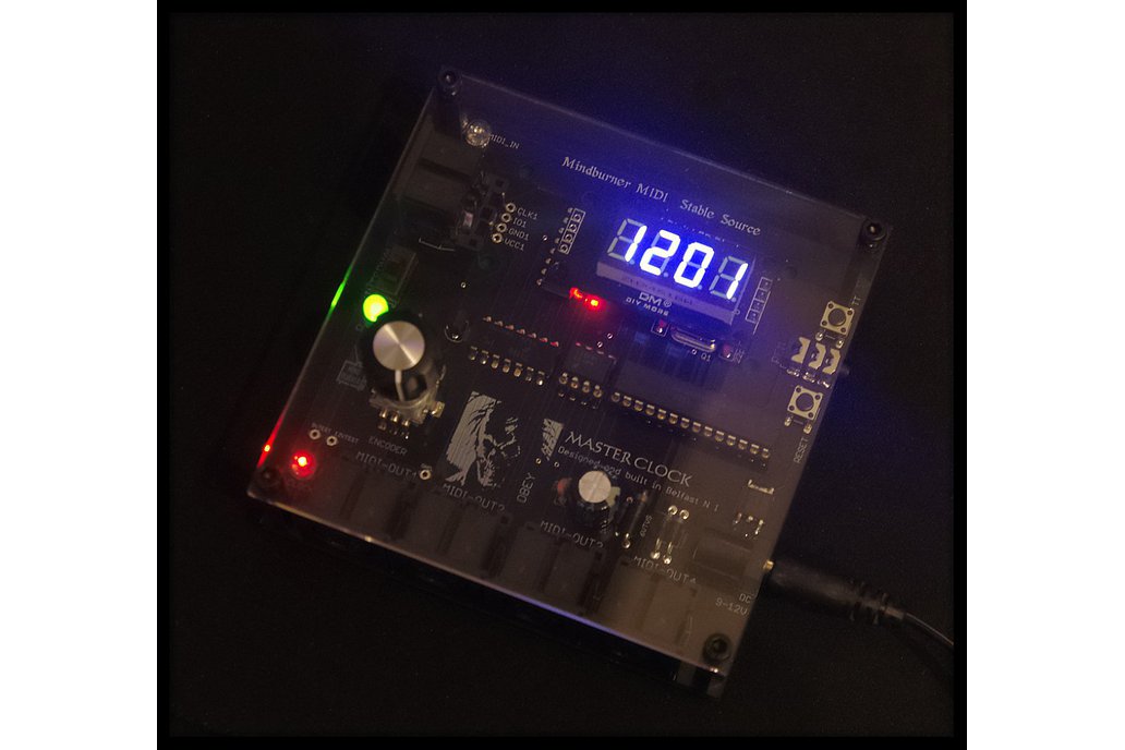 MINDBURNER MIDI Master Clock with 4x outputs 1
