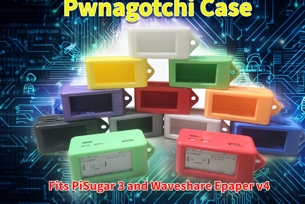 Pwnagotchi Case Pi Sugar 3 Waveshare v3 or v4