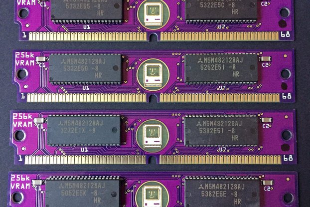 PurpleRAM 256kB 68-pin VRAM SIMM Macintosh