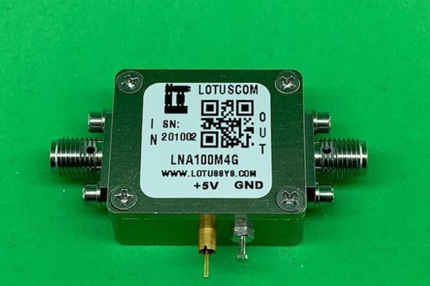 Amplifier LNA 1.3dB NF 100MHz to 4GHz