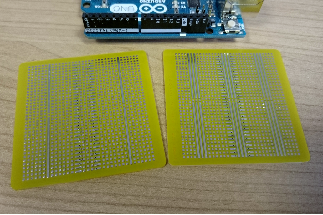 5x SMD prototyping boards 1