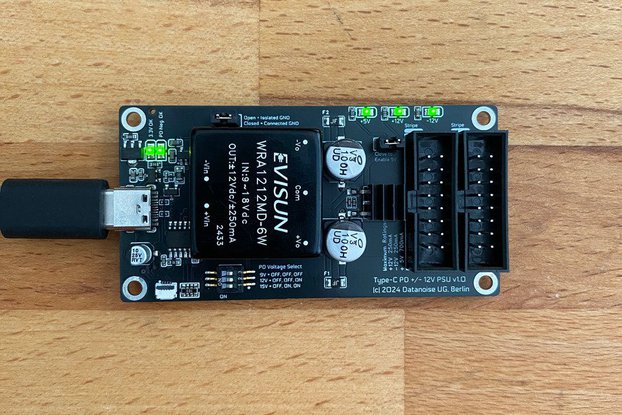 TEPSU - USB Type-C PD +/-12V / Eurorack PSU