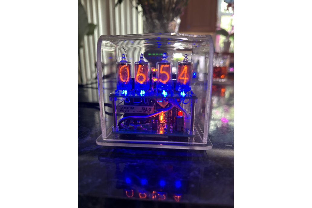 Four Digit Nixie Clock with 5750 nixie tubes 1