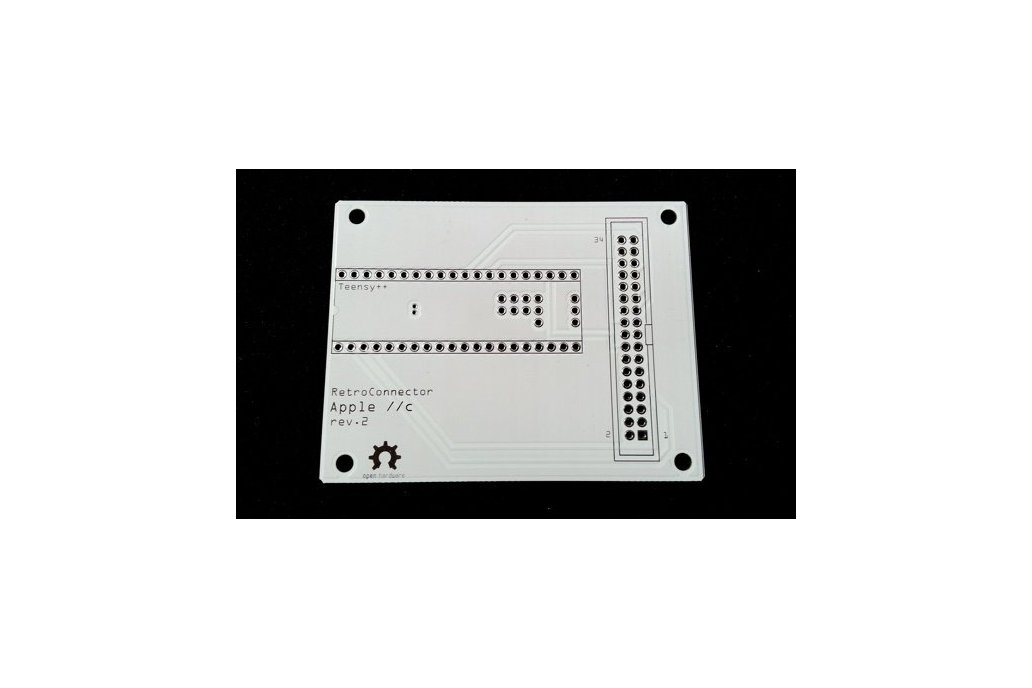RetroConnector keyboard shield for Apple IIc+ kit 1