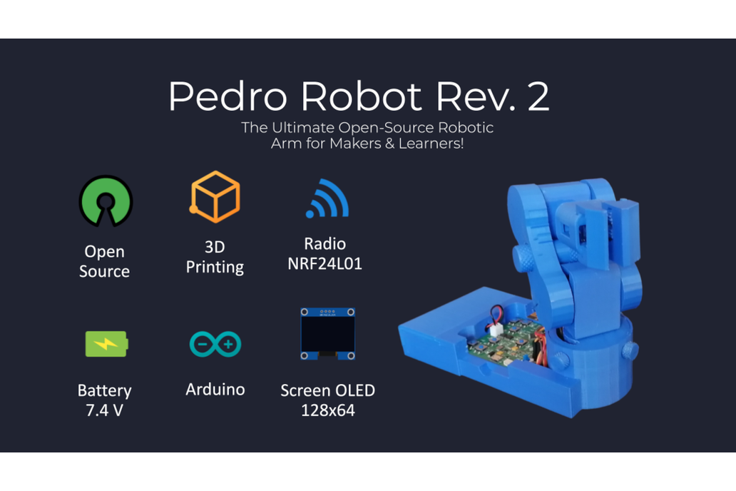 Pedro Robot - The Open-Source Robotics Arm 1