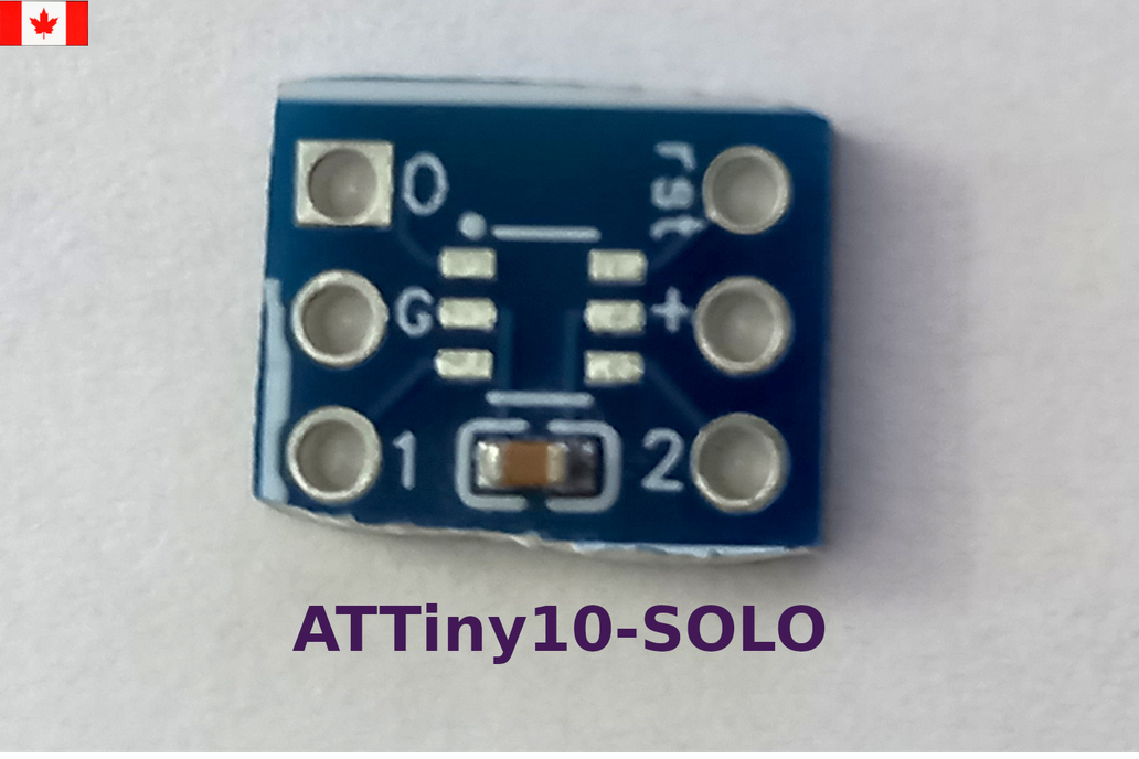 ATtiny10-Minimum Arduino development board 1