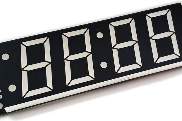 7-Segment Clock Display