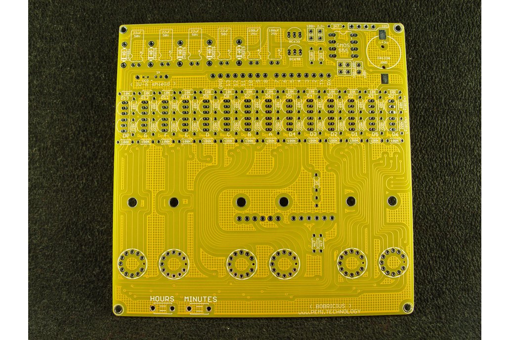 FLAT 6xVFD (IV-3, IV-6) tubes arduino clock shield 1
