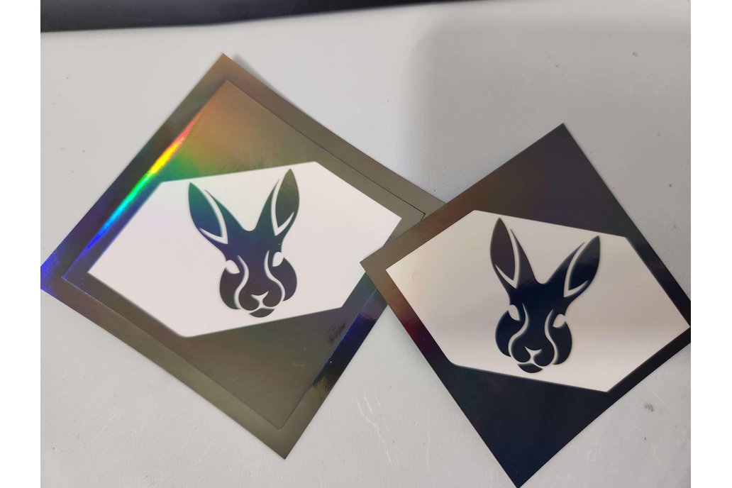 Rabbit-Labs - Hazard Rabbit Logo Sticker 1