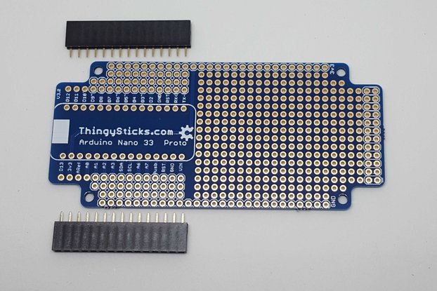 Prototype PCB for Arduino Nano 33