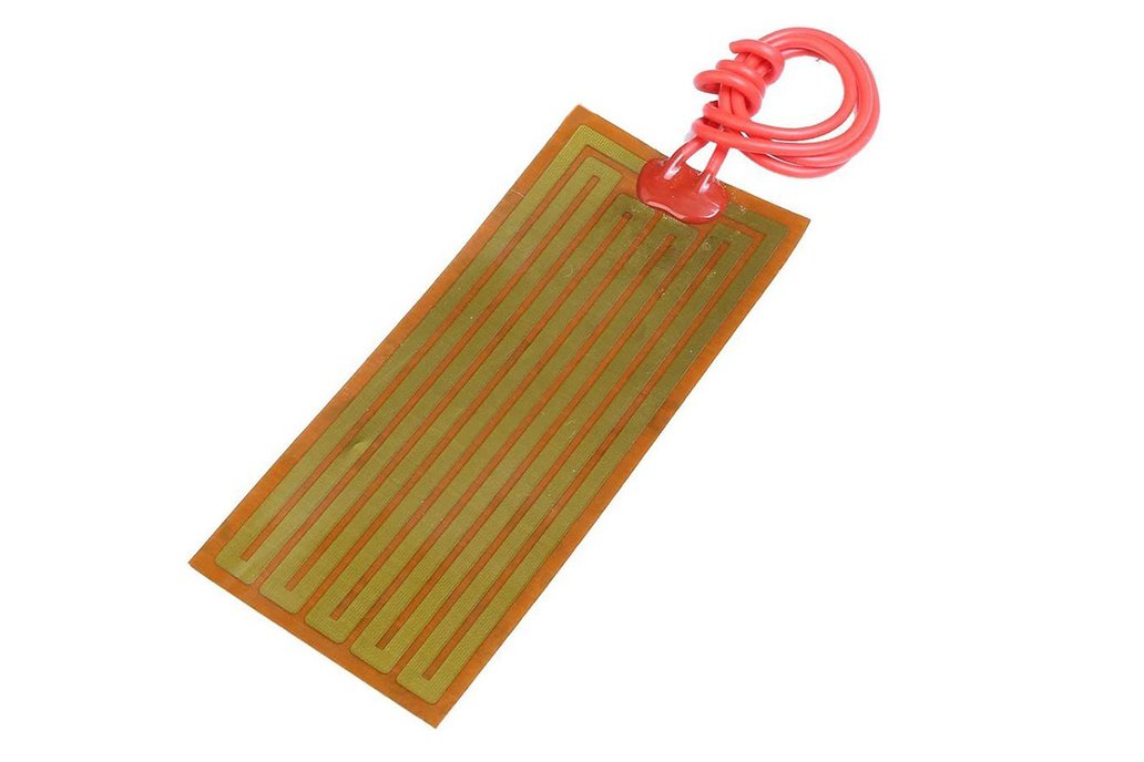 24V 30W Adhesive Polyimide Heater Plate 45x100mm 1
