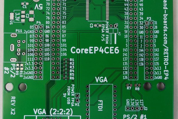 Z80, 6502, 6809, FPGA Multicomp PCB (RETRO-EP4)
