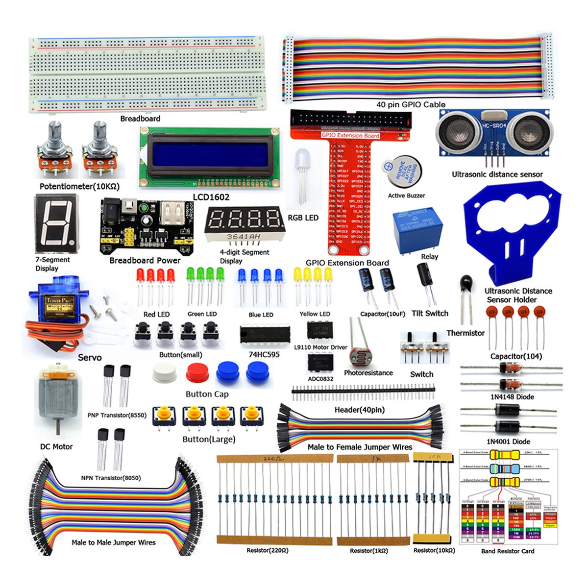 Adeept Smart Car Kit for ESP32-WROVER from Adeept on Tindie