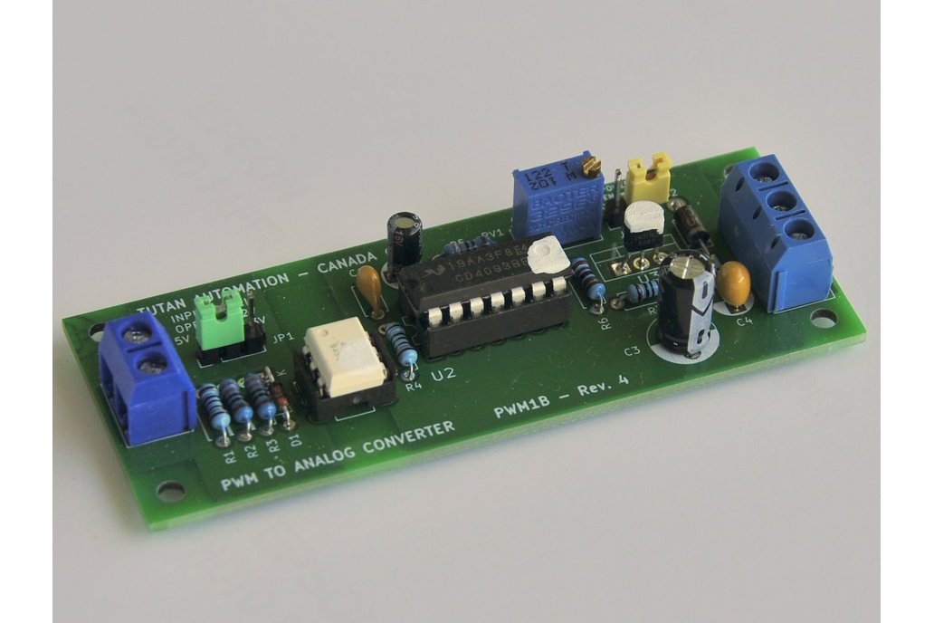 Isolated 1, 2 or 3 channel PWM to Analog Converter 1