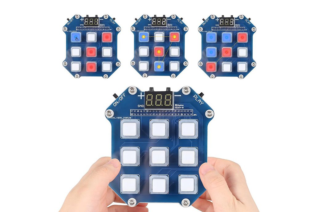 DIY Electronics Game Kit with 3 Retro Games 1