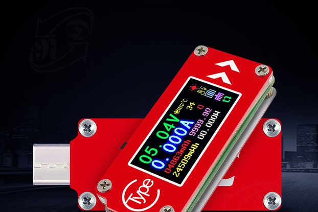 USB energy monitor OLED disp current voltage power