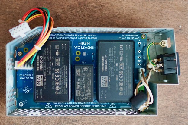 Macintosh SE/30 & SE Assembled Power Supply Board