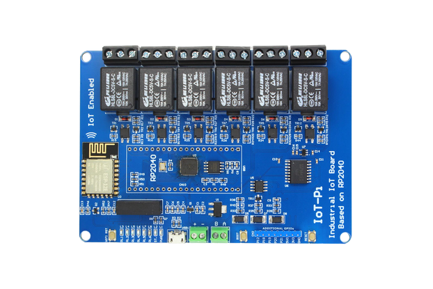IoTPi 6 Channel IoT Board Based on RP2040, ESP8266