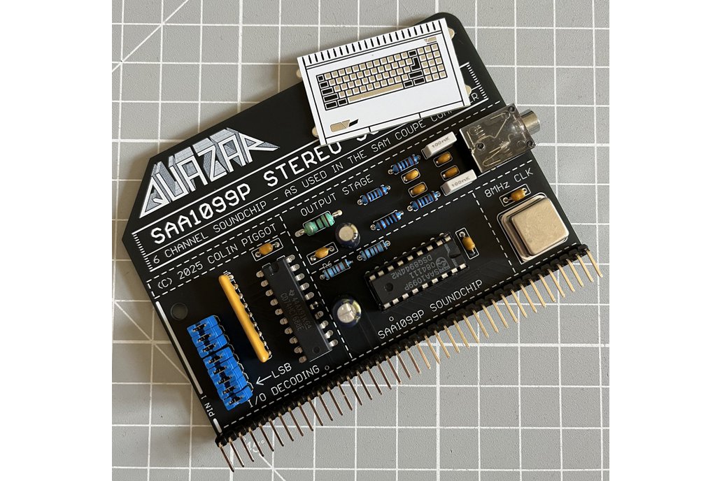 SAA1099P Soundchip Interface, for RC2014 & compat. 1