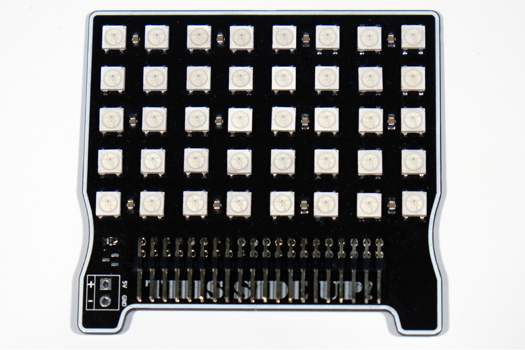RGB Matrix Dock - WS2812 LED Matrix for Akana R1 1