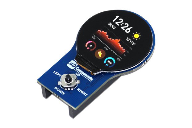 1.28 inch Round LCD HAT for Raspberry Pi Pico