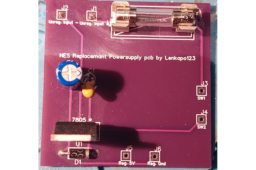 NES Power Supply Circuit Board 1