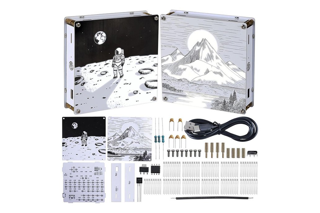 DIY Light Painting Lamp Soldering Practice Kit 1