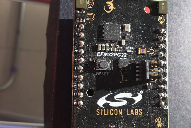 EFM32PG22 Silicon Labs Gecko dev board