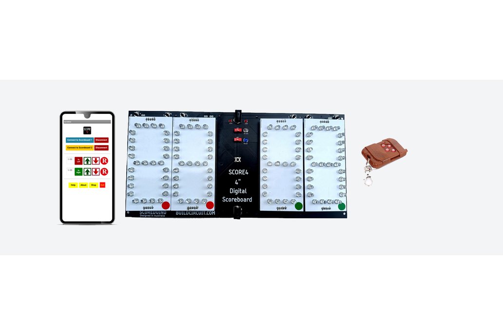 DIY Digital Scoreboard With 4 digits LED displays 1