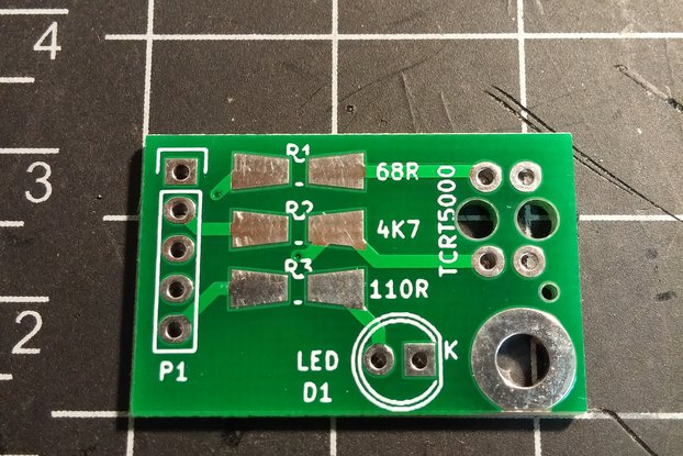 Sensor board for TCRT5000 (PCB only)