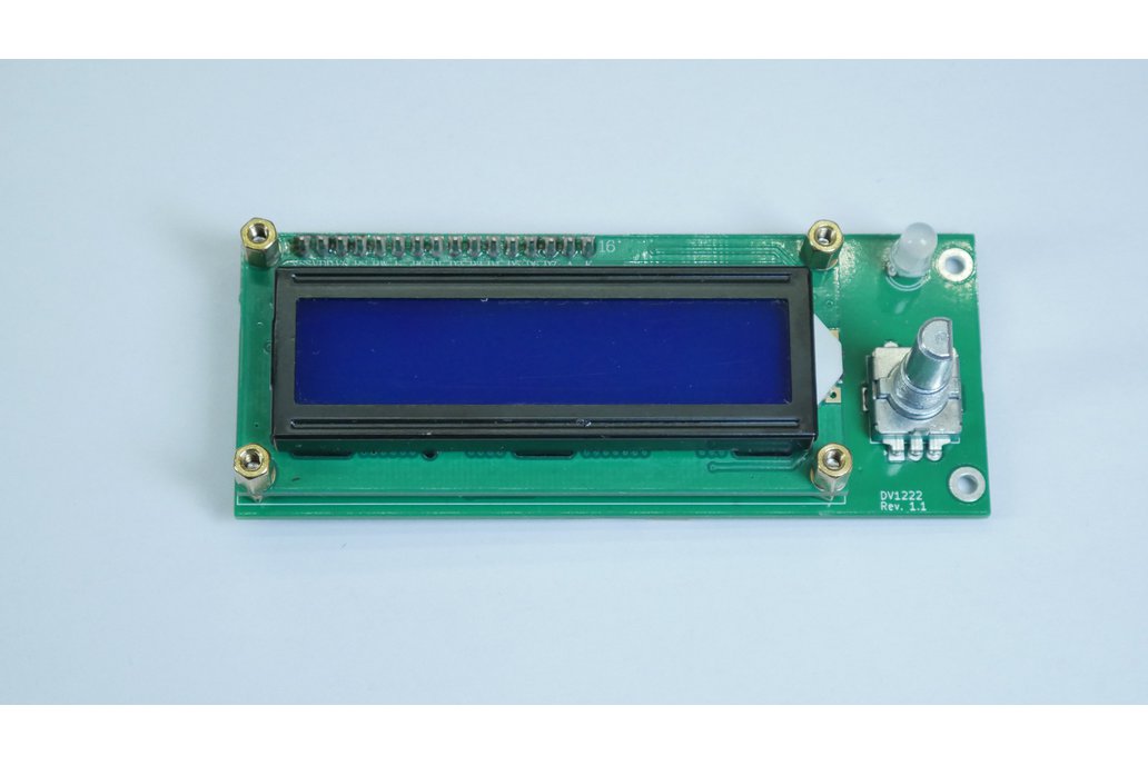 I2C LCD Front Panel with rotary encoder + RGB LED 1