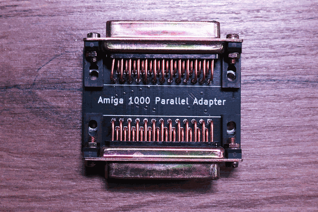 Simple A1000 Parallel port adapter