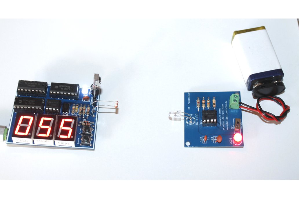 Digital objects counter using infrared, ldr, laser 1