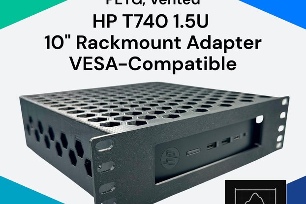 HP T740 1.5U Rackmount Adapter for 10" Racks