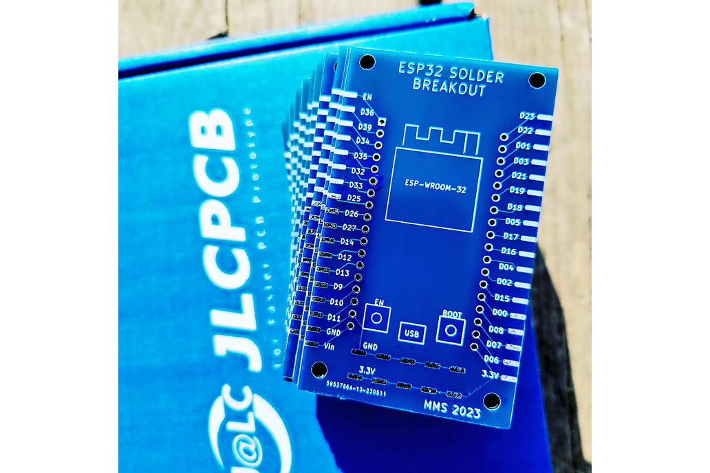 ESP32 Solder Pad Breakout Board 1