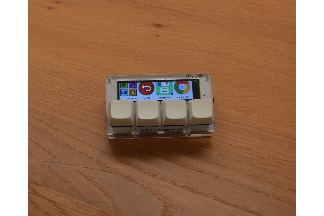 4 Keys Macro Pad With Dynamic Icon Display On LCD 1