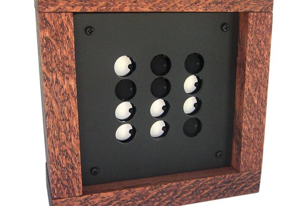 Flip Dot Binary Clock