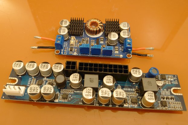 Battery PC - DC/DC module + ATX  regulator module