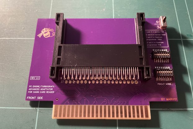 PC Engine/Turbografx16 advanced adaptator for OSCR